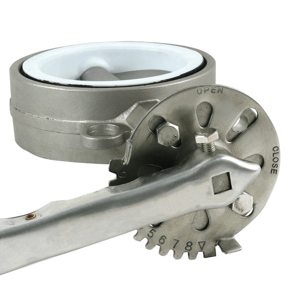 PTFE Stainless Steel Wafer Butterfly Valve