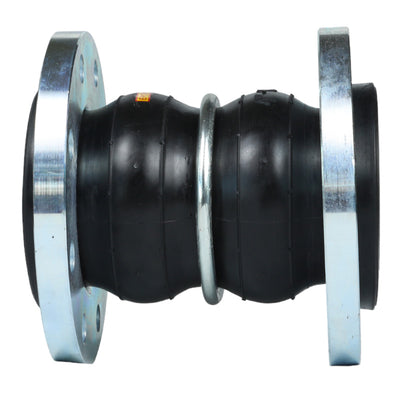 Double ball rubber expansion joint